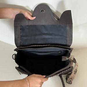 OEM ODM New Manufacturer <b>Tooled</b> <b>Leather</b> Cowhide Handbag for Women Genuine <b>Leather</b> Crossbody Tote Purse Satchel Hair On Hide Bag - Product Image 6