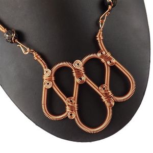 Elegant <b>Copper</b> Necklace Handmade with Traditional Craftsmanship Perfect Jewelry Accessory for Modern Women - Product Image 6