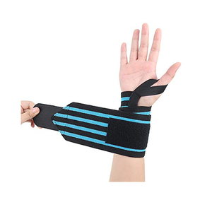 Wholesale Gym Wrist Wraps with Thumb Loop, Heavy Duty Elastic Wrist Support for Weightlifting, <b>Bench</b> Press & Fitness Training - Product Image 5