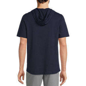 Sudadera con Capucha Ligera para Hombre, Manga Larga, Diseño Sólido, Cuello con Capucha, Invierno, 100% Algodón, Forro Polar Transpirable, 2 Piezas - Product Image 2