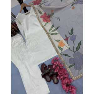 Ensemble haut et pantalon palazzo élégant pour femmes, pour les occasions spéciales - Product Image 3