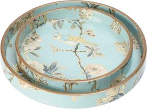 Plateau de service rectangulaire en bois avec impression émaillée, très vendu, qualité supérieure, plateau décoratif pour la maison - Product Image 3