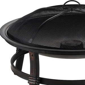 Brasero de jardin en acier noir, à bois, peint haute température, pour extérieur, chauffage de jardin, camping, jardin, OEM NPFP013 - Product Image 5