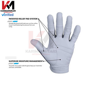 Guantes de Golf Híbridos con Palma de Cuero Cabretta, Logotipo Personalizado OEM, Profesionales, Antideslizantes, de Alto Agarre, para Entrenamiento de Golf, Venta Directa de Fábrica al Por Mayor - Product Image 5