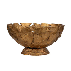 Cuenco Decorativo de Lujo Hecho a Mano en Aluminio, Inspirado en el Arte Indio Sostenible, para Frutos Secos, Ideal para un Estilo de Hogar Exclusivo - Product Image 2