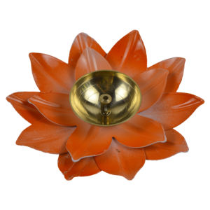 Joti Diya en laiton coloré, design en forme de fleur, pour la décoration festive de Diwali, Akhand Joti Diya, design décoratif pour la maison, article de Pooja - Product Image 4