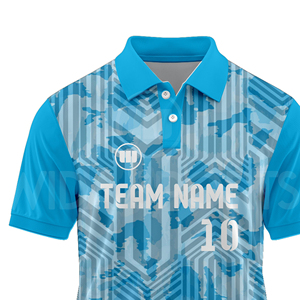 Maillot de cricket en gros, uniforme d'équipe personnalisé, impression par sublimation, respirant, léger, 100 % polyester, anti-bactérien, sportif - Product Image 4