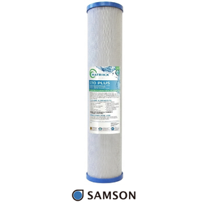 เครื่องกรองน้ำลดสาร VOC สำหรับครัว ทำอาหาร และล้างผัก ขนาด 20 x 4.5 นิ้ว รุ่น Big Blue ให้การไหลของน้ำสม่ำเสมอ - Product Image 1