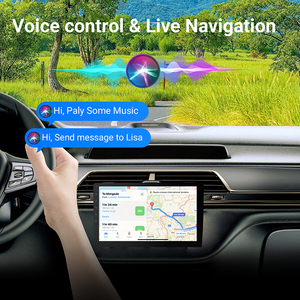 Haudio CM10 bán chạy nhất OEM xe đài phát thanh Máy nghe nhạc Road Top Android Auto Carplay hộp mô-đun GPS Stereo không dây đa phương tiện Adapter - Product Image 4