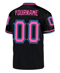 Custom Made American Football Jerseys Unisex High Quality Plus Size 100% Polyester Mesh Digital Printing Front V-<b>neck</b> 2026 Sale - Product Image 3