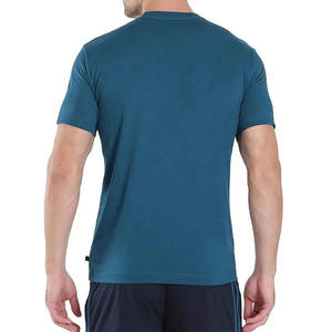 T-shirts pour hommes grande taille à séchage rapide, t-shirts décontractés d'été pour hommes grande taille, col rond, manches courtes, noirs - Product Image 2