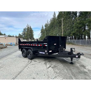 Hydraulic Dump <b>Trailer</b> for Easy Material Unloading High Capacity Dump <b>Trailer</b> for Sand, Gravel, and Soil - Product Image 1