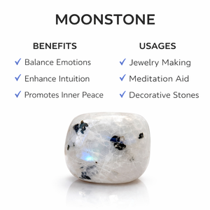 <b>Top</b> Quality Natural <b>Rainbow</b> Moonstone Tumbled Stones Polished Healing Crystal Flash Moonstone Reiki Chakra Stone Wholesale Bulk - Product Image 2