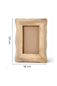 Wooden Tabletop and Wall Hanging Photo Frame Decorative <b>Wood</b> Picture Frame for Home Office Bedroom Living Room Photo Display - Product Image 3