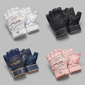 Gants de fitness CrossFit en néoprène robustes, respirants, avec protection de la paume et fermeture à lacets pour l'entraînement de force et la musculation - Product Image 2