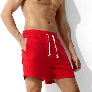 Pantalones Cortos Deportivos de Pana 100% Poliéster de Alta Calidad para Hombre, Ecológicos, Transpirables, Teñidos Lisos, con Logotipo Personalizado, Cintura Media, Casuales - Product Image 6