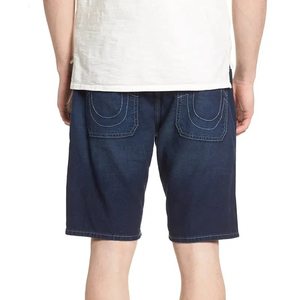 Top Premium Quality Men Sustainable Cotton <b>Jeans</b> Shorts Fitness Breathable Yoga Zipper <b>Fly</b> <b>Button</b> Shorts for Men - Product Image 2