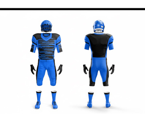 Ensemble d'uniformes de football américain, fabricant de vêtements de sport personnalisés de haute qualité |   Tenue de football d'équipe |   Vêtements de sport en polyester respirant - Product Image 6