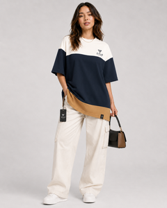 Camiseta de Mujer 100% Algodón, Nueva Colección 2026, Superventas, Manga Corta, Corte Holgado, Color Sólido, Ropa de Verano - Product Image 3