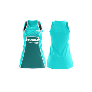 Camiseta de Netball de Alto Rendimiento |   Uniforme de Netball Sublimado con Logotipo, Nombre y Número del Equipo |   Poliéster Transpirable - Product Image 2