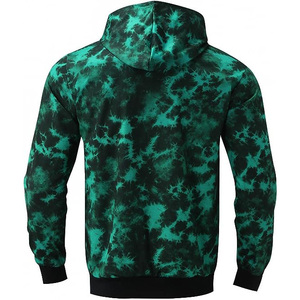 Sweat-shirt à capuche surdimensionné vintage personnalisé de haute qualité en tissu éponge épais avec broderie pour homme - Product Image 5
