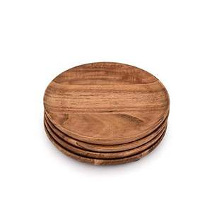 82 Handmade Wooden Charger Plate Featuring Sustainable Mango Wood Decorative Epoxy Resin Emerald Design Classic Stand - Product Image 4