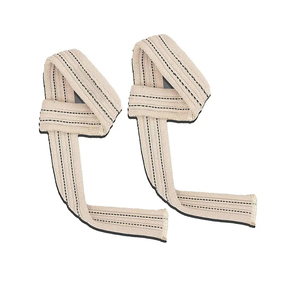 Sangles de musculation professionnelles robustes pour soulevé de terre avec logo, bandes de maintien pour poignets pour entraînement de musculation - Product Image 1