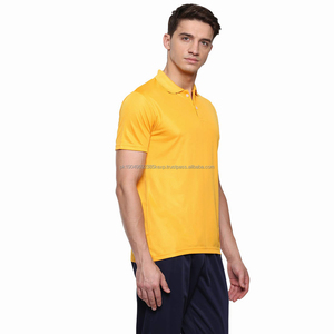 2024 nouveaux hommes Polo T-shirt couleur jaune vêtements d'été pêche Polo chemise grande taille adulte hommes Polyester Polo pour hommes - Product Image 1