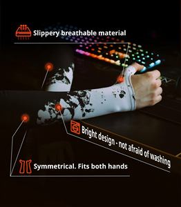 Manchettes de jeu haute qualité antidérapantes et lisses pour les doigts, manchon de compression personnalisé pour bras, idéal pour le gaming sur PC et l'e-sport - Product Image 3