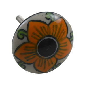 มือจับและที่ดึงคุณภาพพรีเมียม ดีไซน์สีสันสวยงาม มือจับประตูเฟอร์นิเจอร์สไตล์โบราณ มือจับตู้แบบเซรามิก - Product Image 3