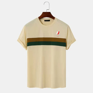 Lightweight 100% Cotton Breathable <b>Stretch</b> <b>Men</b> T-Shirts for Gym Sports Running Active Lifestyle Short Sleeve Comfortable Loose - Product Image 1