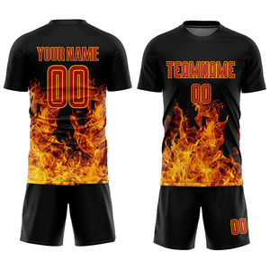 Uniformes de Fútbol de Alta Calidad, Manga Corta, Transpirables, Diseño Personalizado con Impresión Digital, Servicio OEM - Product Image 1
