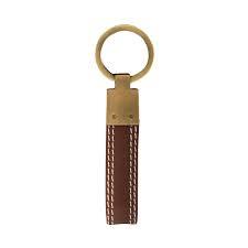 Premium Brown Leather <b>Key</b> <b>Chain</b> Durable Handmade <b>Key</b> Holder with <b>Metal</b> Ring - Product Image 5