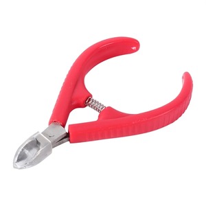 BAFA SURGICAL INSTRUMENTS - Cortaúñas Curvo de Acero Inoxidable, Mango de Plástico Rojo Profesional, Hoja Afilada y Duradera, Diseño Clásico - Product Image 2