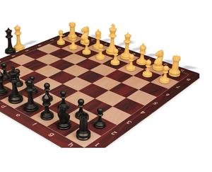 Juego de Ajedrez de Viaje Enrollable Portátil, Tablero Estándar de 20 Pulgadas de Silicona/Vinilo Verde con Piezas Staunton Resistentes y Bolsa de Almacenamiento de Lujo - Product Image 3