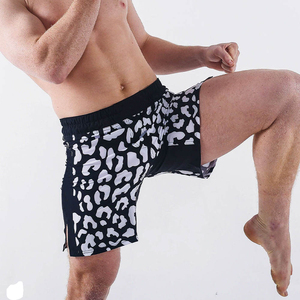 Shorts de grappling MOHZA INDUSTRIES imprimés pour BJJ MMA, logo personnalisé sur le devant, tissu Spandex/Polyester, fusion sans couture, coupe classique - Product Image 6