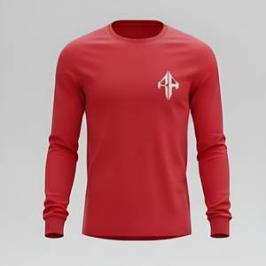 Camiseta de Manga Larga para Hombre 2026 de Alta Calidad, Cuello Redondo, 100% Algodón, Estilo Oversize Personalizado, Casual, RIVIAN ATLANTIC - Product Image 2