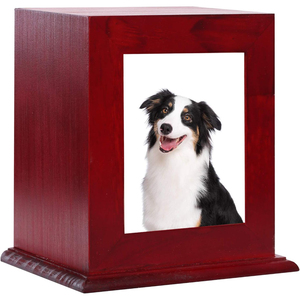 High Quality Handcrafted Wooden <b>Urns</b> Human Ashes Pet Memorial Custom Logo Eco-Friendly Funeral <b>Urn</b> 5-15L Capacity Paw Print - Product Image 6