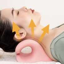 Almohada de Soporte Cervical en Forma de C para Alivio del Dolor, Dispositivo Ergonómico de Tracción Cervical para Relajar los Músculos, Almohada de Soporte Cervical para Dormir de 8 Minutos - Product Image 3