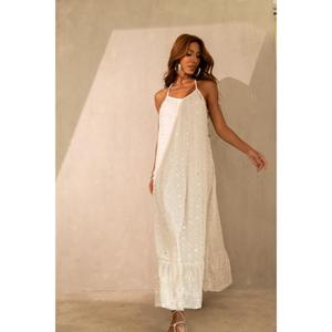 100% Natural Holiday Beach <b>Clothes</b> Party Embroidery Boho Dresses Women for Summer New Arrival Embroidered <b>Handmade</b> - Product Image 3