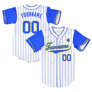 ชุดเบสบอลทีมชายแบบสั่งทำสีชมพูไล่เฉดดำ ปี 2025 แบบติดกระดุม ขายส่งแบบซับลิเมชั่น - Product Image 2