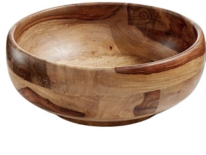 ชามไม้สำหรับเสิร์ฟช็อคโกแลตขนมหวานแบบชนบทชามไม้ดีไซน์งานทำมือ - Product Image 4