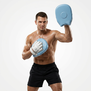 เป้าซ้อมมวย Pro Felt Custom Boxing Focus Mitts สำหรับฝึกซ้อมมวยระดับมืออาชีพ ทำจากหนังแท้ทั้งชิ้น ช่วยดูดซับแรงกระแทก พร้อมที่รองรับข้อมือ - Product Image 3