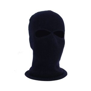 Pasamontañas Acrílico Azul Claro con Capucha, Estilo Deportivo para Invierno, Unisex, Transpirable, Ligero, Color Sólido - Product Image 2