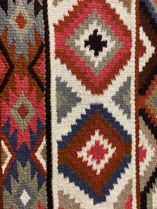 Couverture de selle occidentale personnalisée en gros, écologique et durable, pour chevaux, tapis en laine tissé à la main avec coins renforcés - Product Image 2