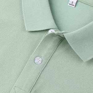 Camiseta de Manga Corta Transpirable para Hombre, Estilo Polo, Color Sólido, Informal, para Verano - Product Image 6