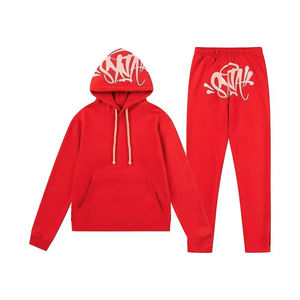 Conjunto de Sudadera con Capucha y Pantalones Deportivos de Alta Calidad para Hombre y Mujer, Estilo Urbano, Color Sólido, Sudadera con Capucha Trap Star, 100% - Product Image 6