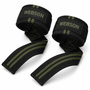 Sangles de levage WABSON SPORTS unisexes en coton de haute qualité, réglables, légères et antidérapantes pour la gym et l'entraînement physique, personnalisables - Product Image 4