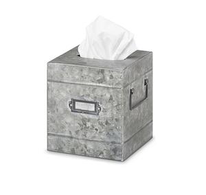 Boîte à mouchoirs en métal de forme carrée attrayante, finition dorée, pour comptoir de salle de bain, décoration de table à la maison et au bureau - Product Image 3