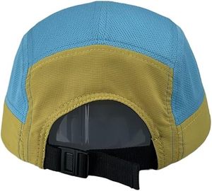 Casquette Trucker Unisexe 5 Panneaux en Tissu Mesh Color Block, Visière Plate Ajustée, Décontractée, pour Extérieur, Printemps-Été, Taille Adulte - Product Image 2